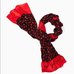 Kate Spade Heart Beat Oblong Scarf